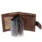 Preview: Herren Geldbeutel Geldbörse Leder 21 Kreditkarten Herrenbörse 40028