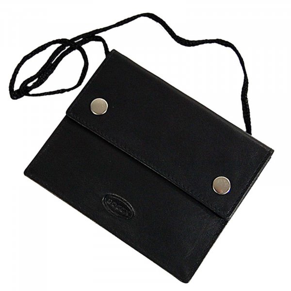 Brustbeutel Leder RFID Schutz Brusttasche Klarsichtfach Security Wallet 10018