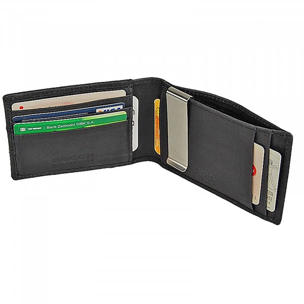 Herren Geldbörse Leder RFID Save Geldklammer Geldbeutel Herrenbörse 40014